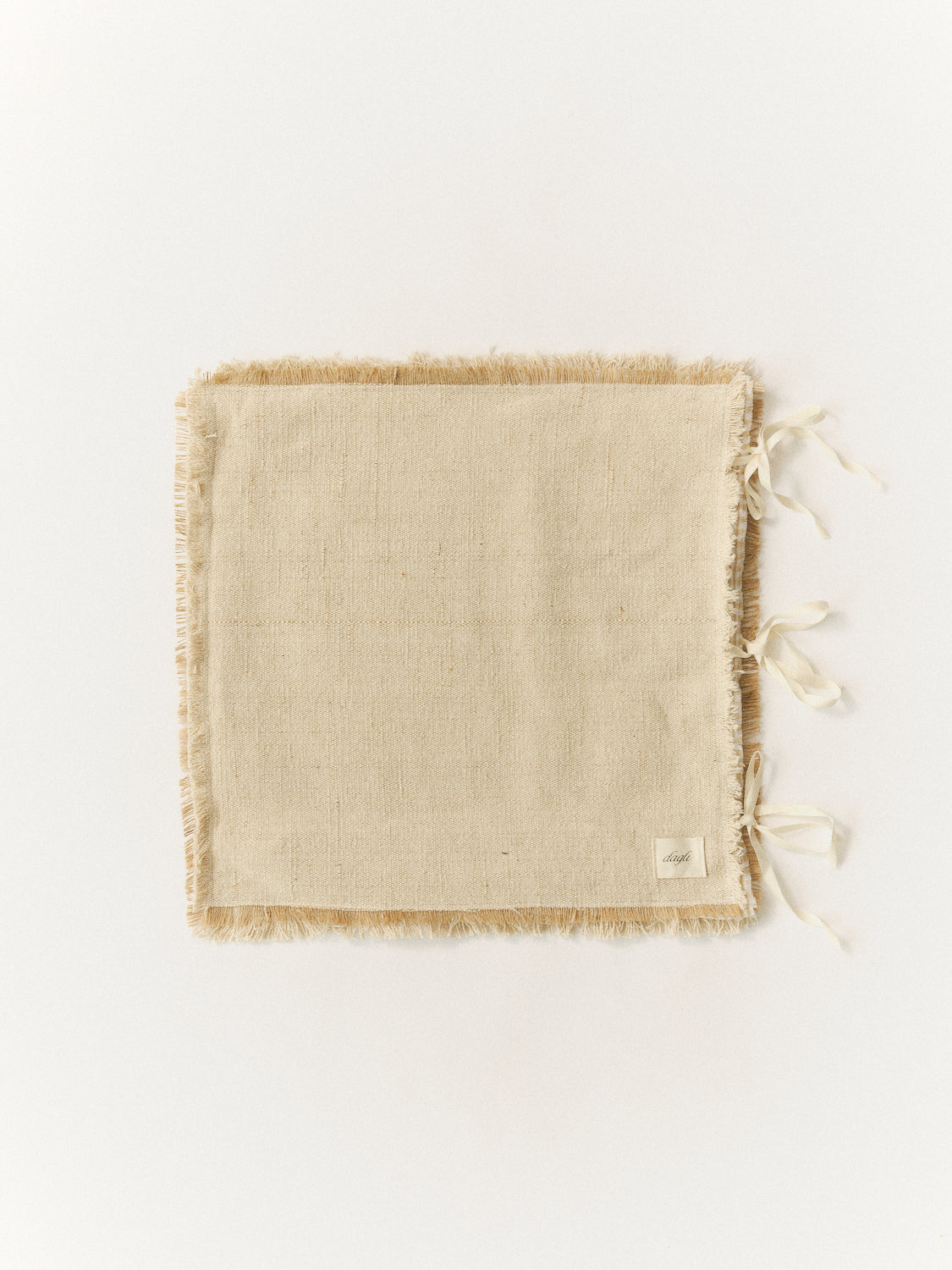 Bowbow Pillow Case in Beige