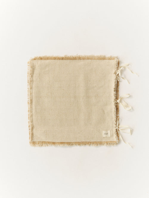 Bowbow Pillow Case in Beige